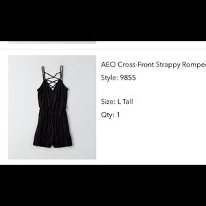 New American Eagle Romper